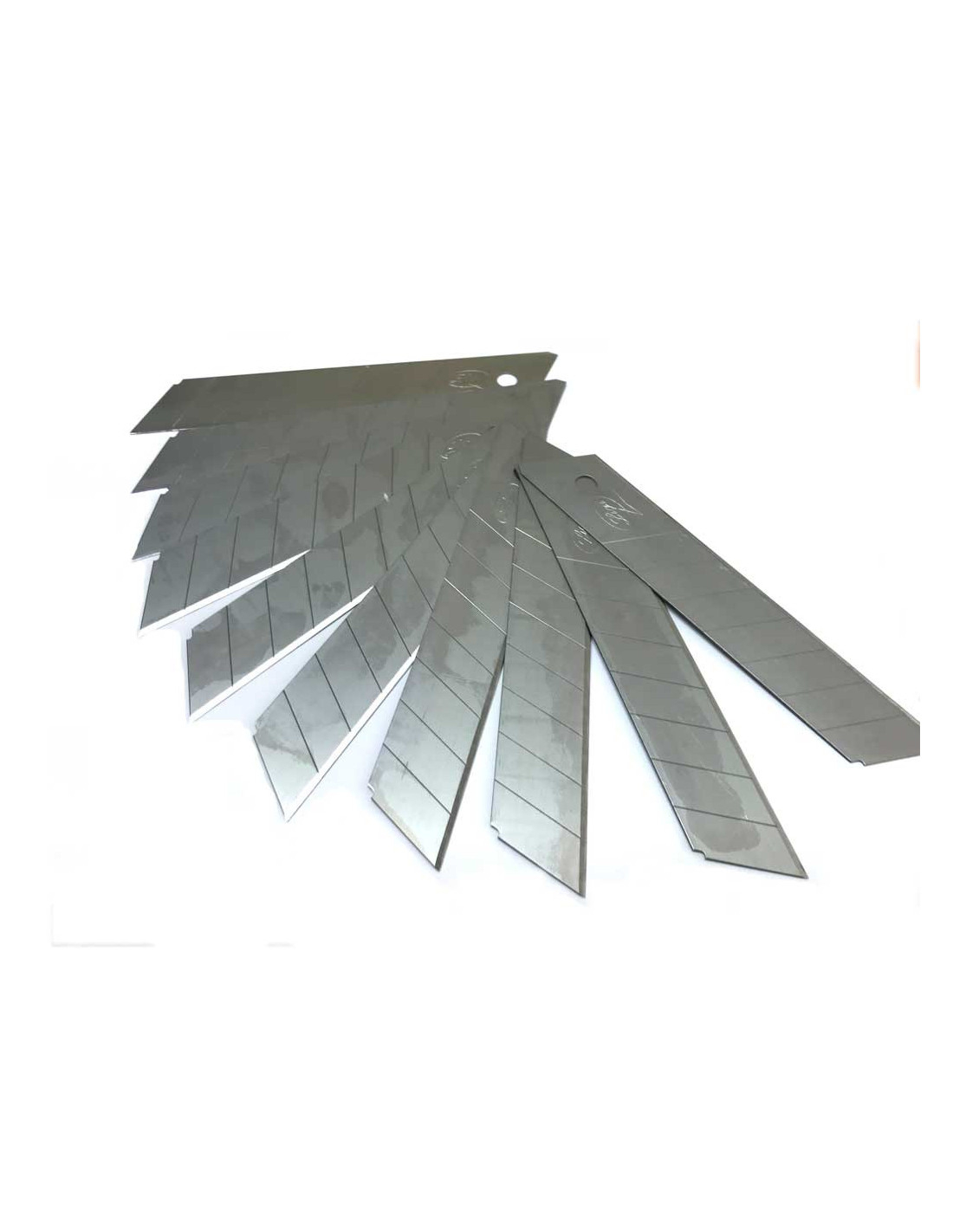 D.RECT - Lame de Cutter 18 mm | 10 Lames | Lames de rechange pour couteaux  | lames cassables et interchangeables