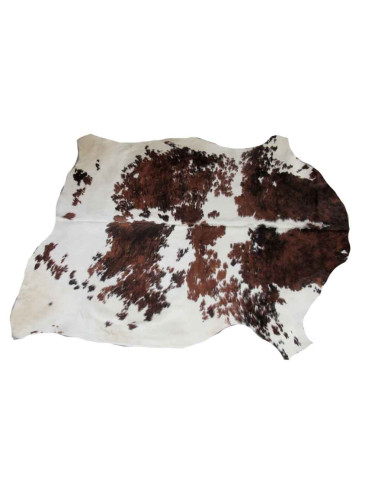 Norman bull carpet, cowhide with hair