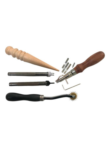 Kit Outils pour Coudre le Cuir et Finition des Bords