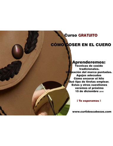 CURSO COMO COSER EL CUERO