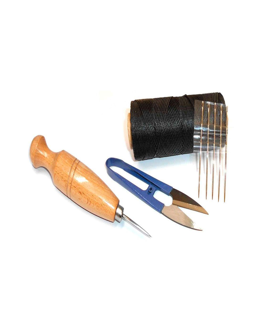 Kit herramientas para coser cuero a mano
